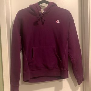 Champion size medium magenta reverse weave sweatshirt/hoodie